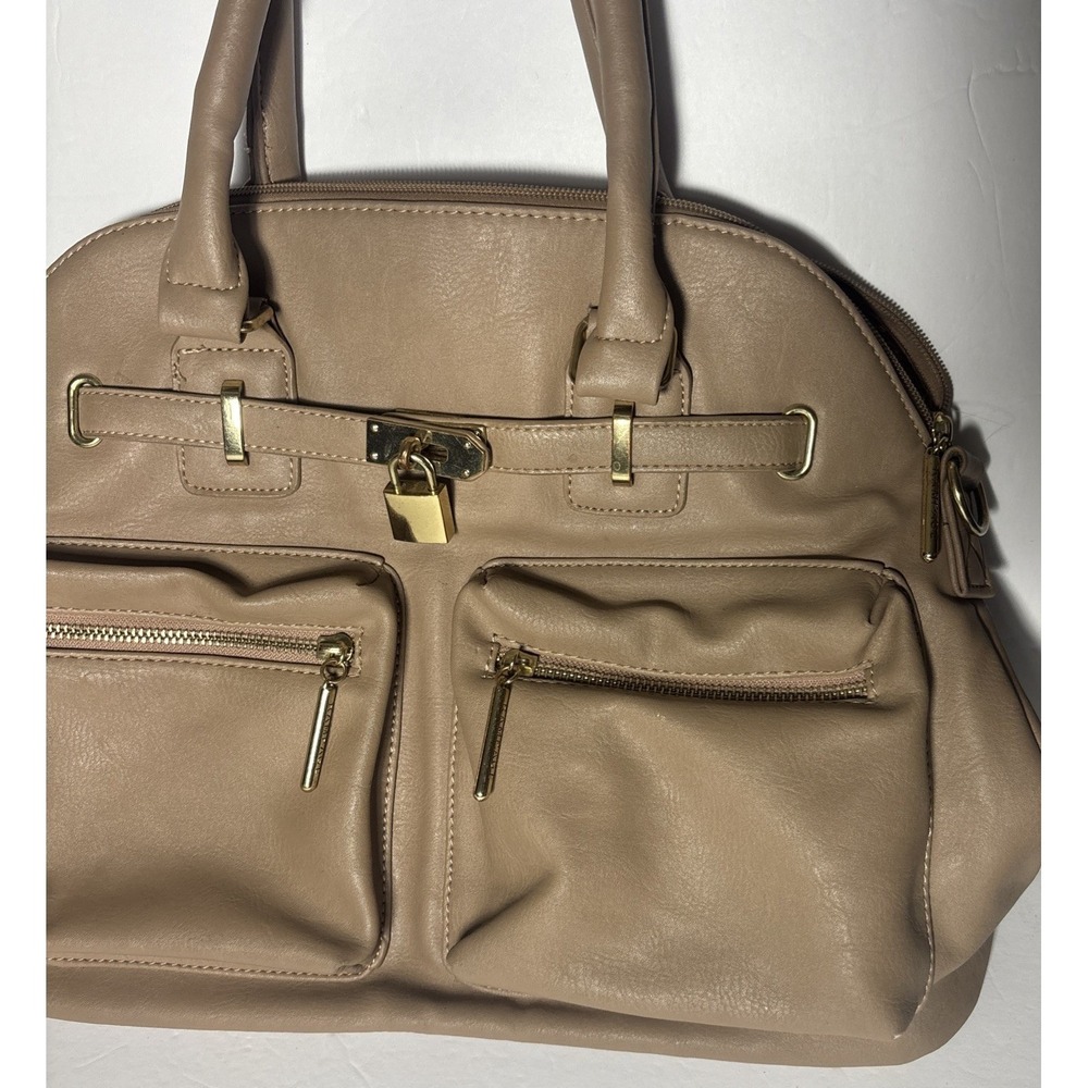 Top Handle Bag Beige Multiple Pockets Rampage Purse‎ ShoulderY2K Minimalistic